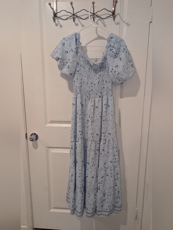 Max Studio Dresses & Skirts - Floral Cottagecore Maxi Dress Puff Sleeve Coquette Prairie